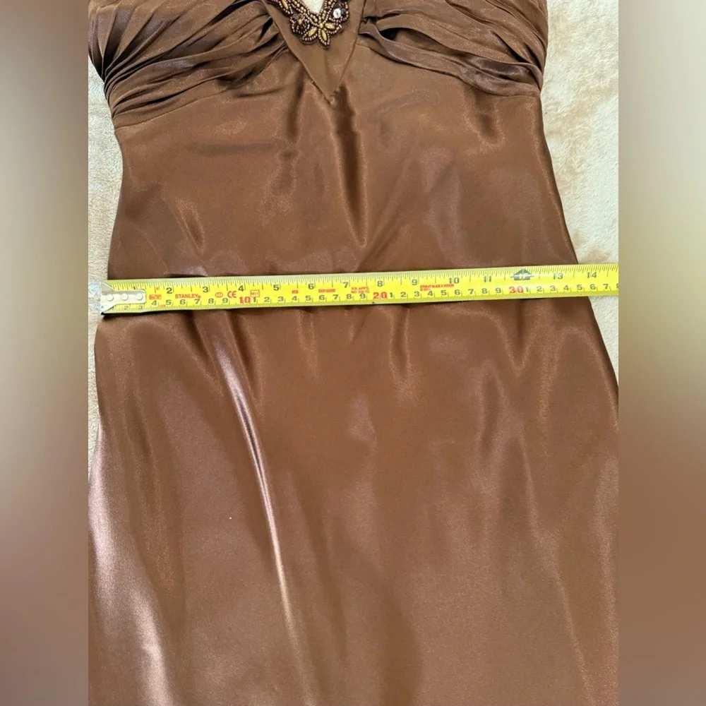 Morgan & Co. Brown vintage y2k Embellished dress - Picture 9 of 10